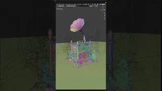 Хаос, чтобы успокоиться #blender3d #3danimation #b3d