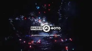 Video Background Stock Footage Free Download HD (Dark Embient Black & White) Отбивка ночь с адресом