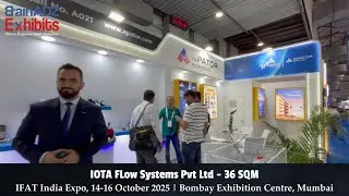 IOTA Flow Systems Pvt Ltd at IFAT India Expo 2025 &ndash; Designed & Built by BrainADZ Exhibits