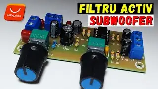 Filtru activ pentru subwoofer cu NE5532 &ndash; teste practice, răspuns &icirc;n frecvență și concluzii