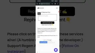 Revamp Your Content with Regem AI Rephrase Tool  | Regem AI Rephrase Tool Demo