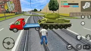 Tank Stuck on a Tow Truck Sim Rescue Gone Wrong - Android Gameplay