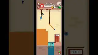 Save the wife cut the rope game level 196 | Husband wife gameplay#viral#Short#Short#shortsfeed#games