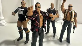 WWE Elite Monday Night Wars (Big Bubba Rogers baf) THE ROCK action figure review 