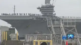 USS Abraham Lincoln returns to Norfolk after 4-year overhaul