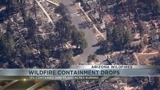 Dragon Bravo Fire containment drops as dry weather conditions continue