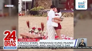 Kapuso stars, ibinahagi kung paano ipinagdiwang ang Valentine's Day | 24 Oras Weekend