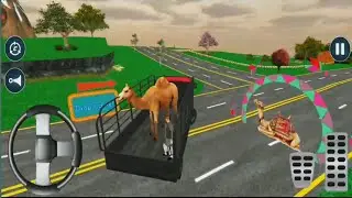 Wild Animal Transports - unt camel Loding Truck - Best Driving Transport in Gameplay 