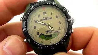 Vintage Timex Indiglo Expedition Alarm Demo