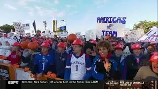 ROCK CHALKKK 🗣️ College GameDay has arrived at KU!