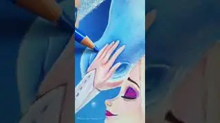 Drawing Elsa Frozen 2 #fanartdrawing #disneyfanart #disneyfrozen