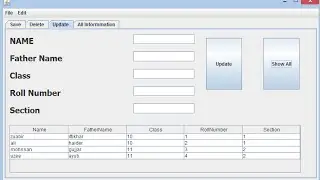 Showing values from JTable to textfields in java in Urdu Part 7