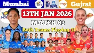 WPL 2026 | Match 6 MIW vs GGW Playing 11 2026 | MI Womens vs GG Womens Final Playing 11 