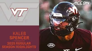 Kaleb Spencer&nbsp;2025 Regular Season Highlights | Virginia Tech Linebacker