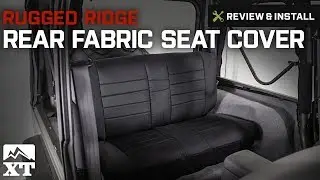 Jeep Wrangler Rugged Ridge Rear Fabric Seat Cover (1997-2002 TJ) Review & Install
