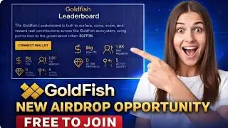 Goldfish Airdrop LIVE: FREE $SGFIN Tokens Now! (Don't Miss Out)