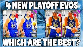 4 NEW PLAYOFF EVO CARDS IN NBA 2K23 MYTEAM! WHICH EVO IS THE BEST?