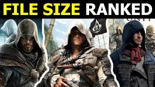 Ranking The File Size of Every Assassin's Creed Games