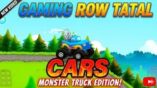 Blue Monster Truck Hill Climb Challenge! 🏔️
