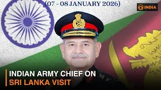 Indian Army Chief on Sri Lanka visit