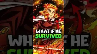 What If Rengoku Survived on Mugen Train? Demon Slayer Explained #hindi #demonslayer #shorts