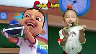 Jarjit dapat Ufo semalam || Kompilasi tiru aksi Upin Ipin