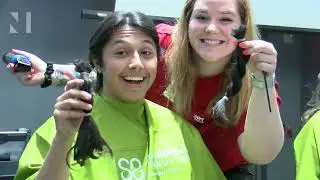 The fifth annual Shave for the Brave event at UNL raises money for childhood cancer research