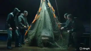 Fishing Gone Wrong | Huge fish Trapped in Seine Net #seamonster #seacreatures #monsterfish