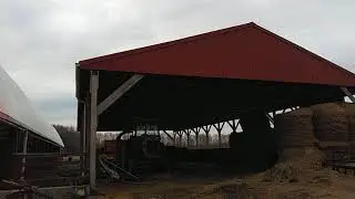 The manure storage building.