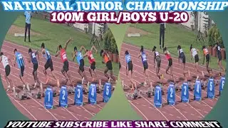 100M GIRLS/BOYS U-20 NATIONAL JUNIOR ATHLETICS CHAMPIONSHIP ODISHA INDIA 2025