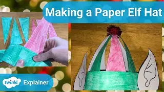 🧝 How to Make a Paper Elf Hat 🎩