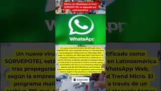 ⚠️ Virus peligroso en WhatsApp alarma a Latinoam&eacute;rica #WhatsApp #Virus #Latinoam&eacute;rica #Cibersegurida