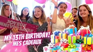 MY 13th BIRTHDAY -  TOUS MES CADEAUX : MEGA OPENING !