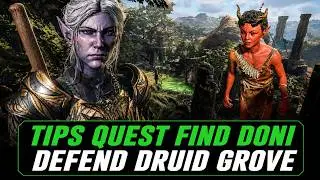 Cara Save Doni dan Defend Druid's Grove - Baldur's Gate 3 Tips