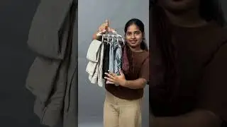 Steel Foldable Hanger | 80% Space-Saving Organizer for Clothes #organizer #dress #spacesaver #hanger