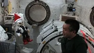 Japan robot astronaut talks Santa in first chat with spaceman