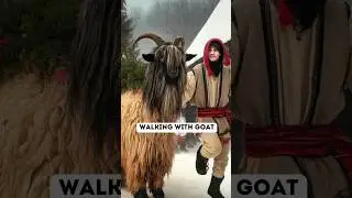 Did You Know Walking the Goat is Romanian Tradition? #Romania #culture #traditions