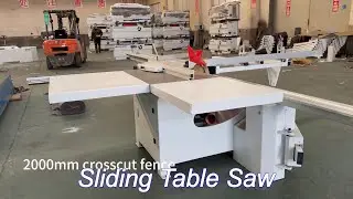 3200mm sliding table panel saw double blade flat seat woodworking table saw