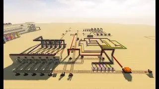Автоматическая аналоговая сортировочная станция | railcraft