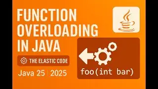 Function / Method Overloading in Java &mdash; Beginner Friendly Explanation | Java Series in 2025
