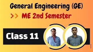 Class 11 // General Engineering // EE Chapter 02 // Mechanical Engineering 2nd Semester