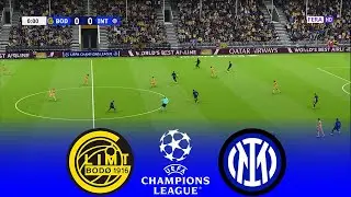 BODO/GLIMT vs INTER Live | UEFA Champions League 2026 | 18/02/2026 | Simulation PES 2021 Gameplay