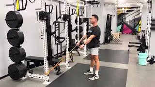 Resistance Band Attached Low to High Face Pull