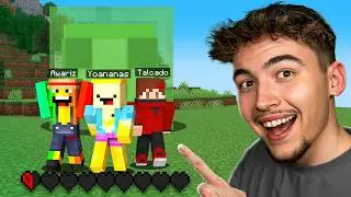 I SHARED my LIFE with these MINECRAFT YOUTUBERS!