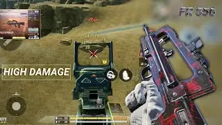 NO RECOIL in MID RANGE + HIGH DAMAGE | BEST FR 556 GUNSMITH CODM BR | CODM BR GAMEPLAY