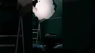 Plaster ceiling taking a man out!!#ouch #funny #construction #demo #flood