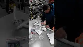 Сборка  сифона Nova для мойки на две чаши