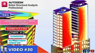 CURSO ROBOT STRUCTURAL 2025 - SESIÓN 30 - COMBINACIONES DE CARGA POR RESISTENCIA - PARTE 01