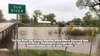 Flood Watch: Sun River on the rise, Augusta still underwater
