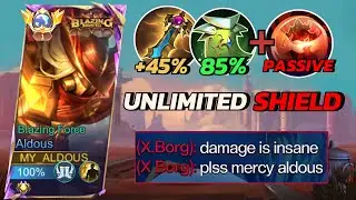 ALDOUS BEST SHIELD BUILD ( unlimited shield 💀🔥)
